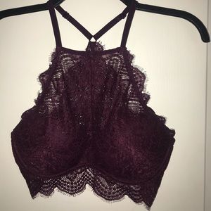 High neck bralette